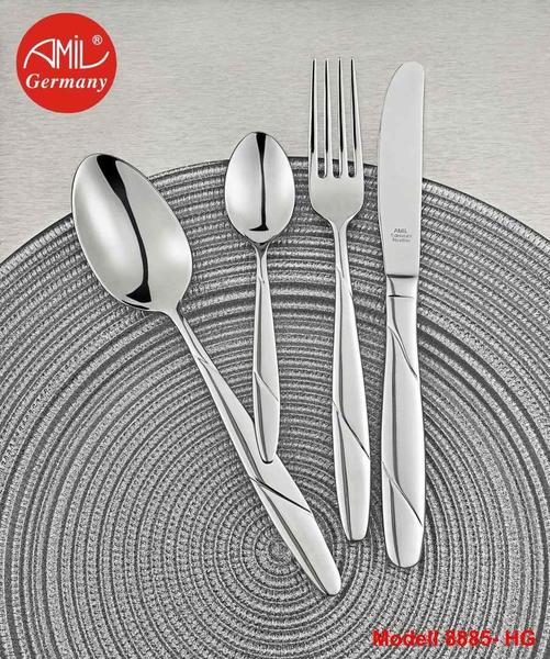 Amil Çantalı 72 Parça Çatal Kaşık Bıçak Seti 12 Kişilik | Kaliteli Paslanmaz Çelik | 8885