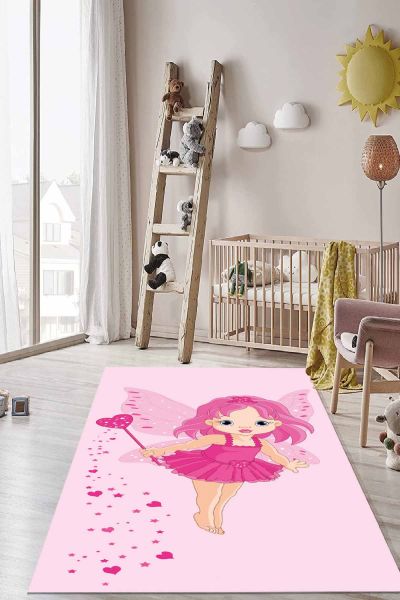 Birkilim Yıkanabilir İpeksi Kaymaz Taban Çocuk Odası Halısı | MLN-IP-HT-1165