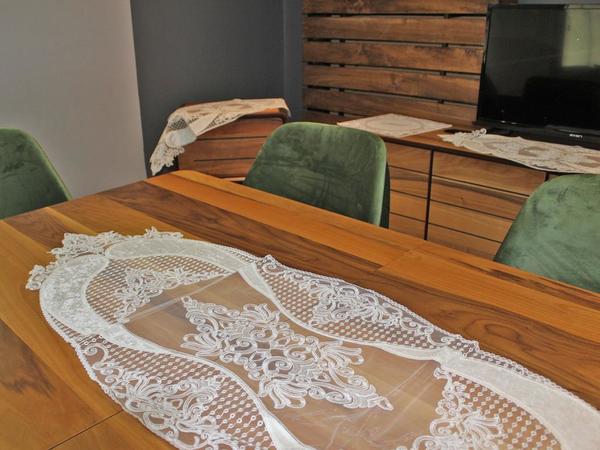 Alhambra Salon Takımı 5 Parça Krem Krem