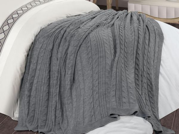 Silbernes Decken-Doppelbettbezug-Set Grau