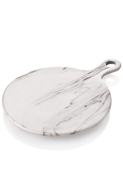 Queen's Kitchen | Mermer Desen Kulplu Peynir Sunum Tabağı