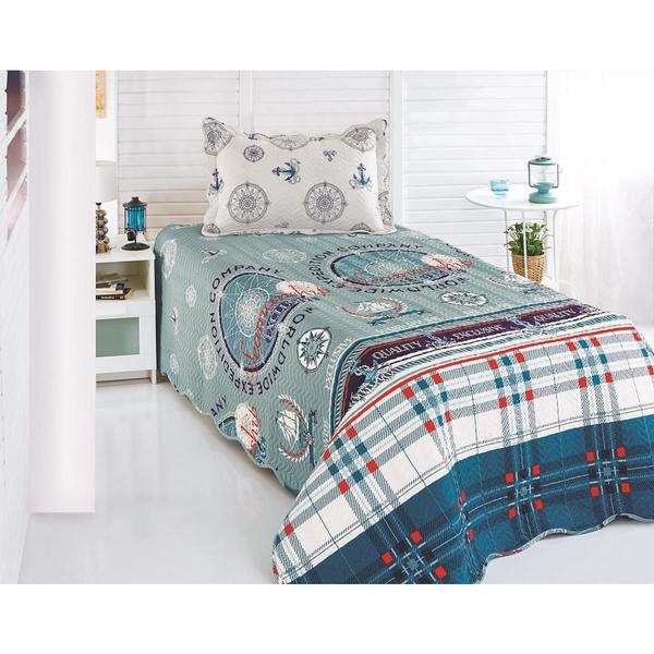 Anatolia Tex Kapitoneli Tek Kişilik Yatak Örtüsü Seti-7885
