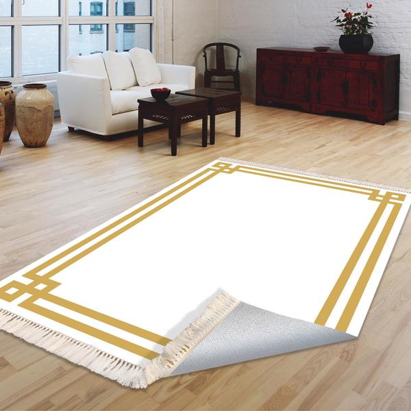 Milano Yıkanabilir Dekoratif Halı Kaymaz Taban | 8mm | MLN-DOT-HT434