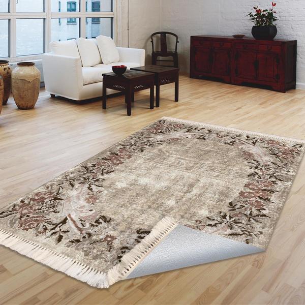 Milano Yıkanabilir Dekoratif Halı Kaymaz Taban | 8mm | MLN-DOT-HT154