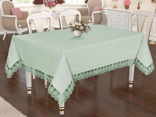 مفرش طاولة لاليزار اخضر نيلي