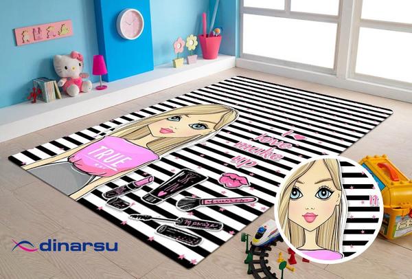 Dinarsu Sunshine Kids | Yıkanabilen Çocuk Halısı | 1097-Make-Up