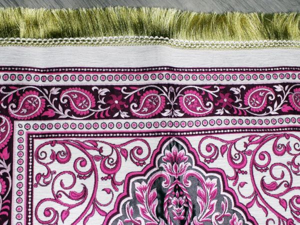 Lüx Şönil Seccade Seti Mor