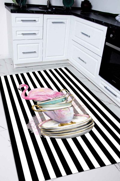 Birkilim Yıkanabilir İpeksi Kaymaz Taban Mutfak Halısı | MLN-IP-SD-418