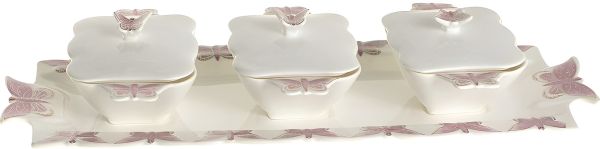 Paci | Janice Cookie Set 4 Pieces with Lid | POR-100408