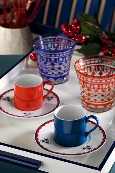 Kütahya Porselen Çintemani 9733 Desen Kahve Fincan Takımı