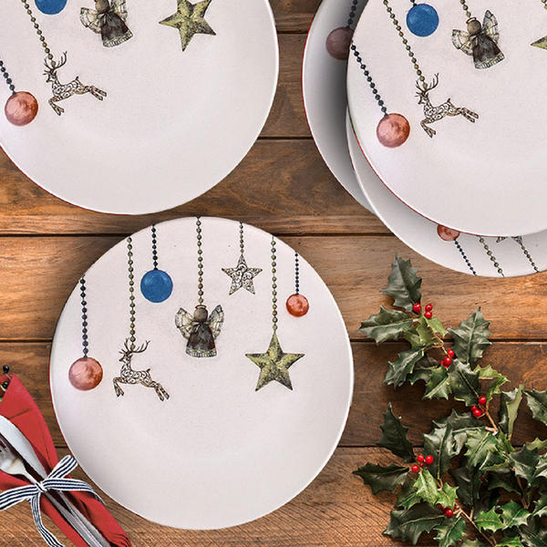 Yıldız Service Plate 25 Cm 6 Pieces - 18510 | Keramika