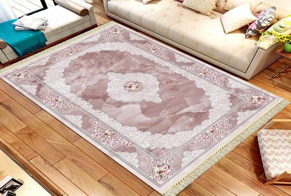 Roland 5'li Yıkanabilir Halı Seti | Gülkurusu | roland-3333-rose