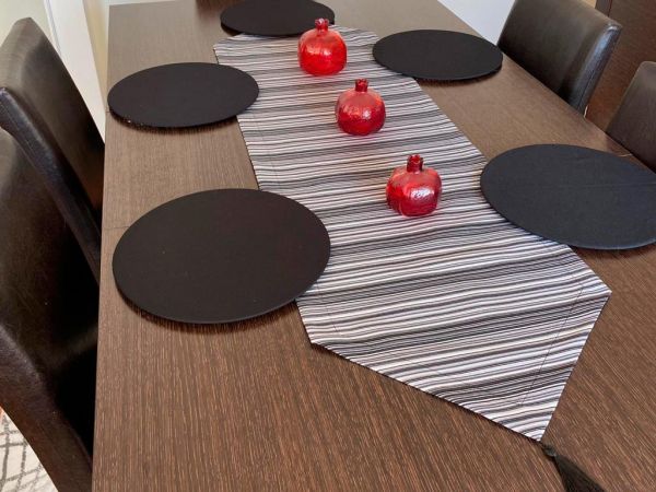 Çeyizdiyarı Alvina 7 Parça Amerikan Servis Takımı Siyah