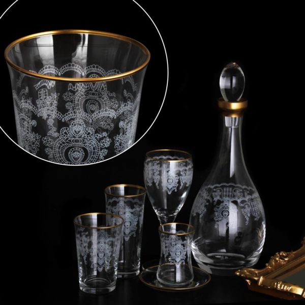 Toraman 31 Parça Asena Dekoratif Cam Seti ÇT-42795