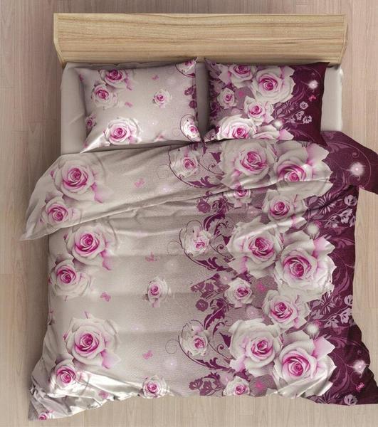Kazel Cotton Home Rozen Nevresim Takimi Tek Kisilik