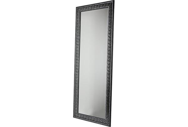 Dekonaz XL Boydan Dekoratif Duvar Aynası | 53x146cm | Gümüş Siyah