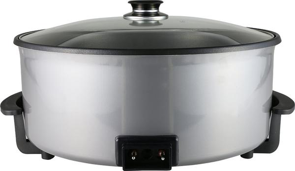 Dekonaz Elektrikli Pizza Tavası 42x15cm 1500W | Yuvarlak | Anthrasit | KRC-0016