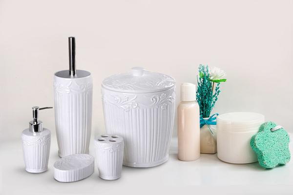 Duygu Cuty Banyo Seti 5 Parça Beyaz