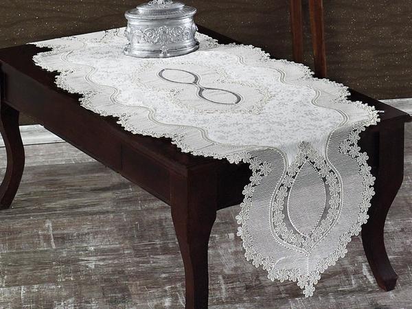 Aygün Velvet Corded 5 Stück Wohnzimmer Set Creme