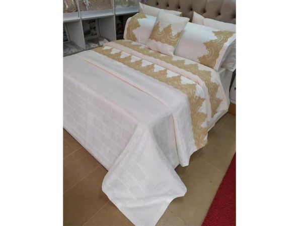 Çeyiz Diyarı Stream Gelin Seti Krem Cappucino