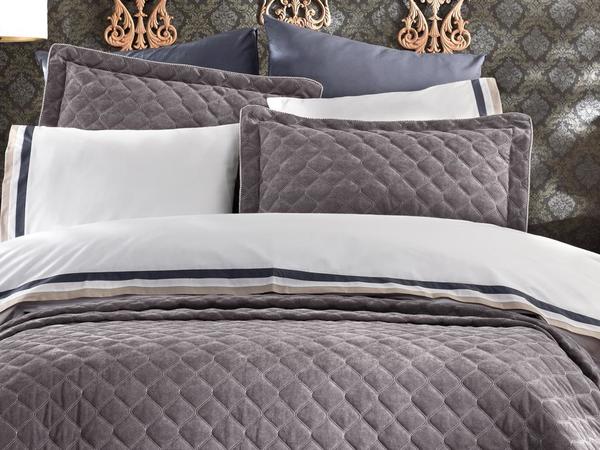 Dalyan Bettdecke mit Double Duvet Grey
