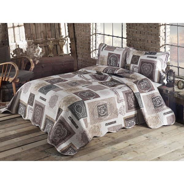 Anatolia Tex Quilted Double Bed Cover Set-11501