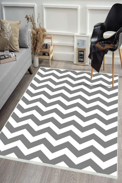 Birkilim Yıkanabilir Dekoratif Halı İpeksi Kaymaz Taban | MLN-IP-HS-541