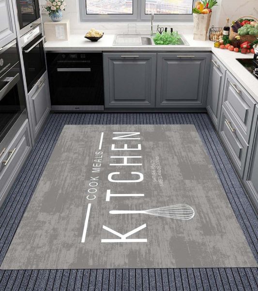 Birkilim Tapis de cuisine lavable soyeux antidérapant | MLN-IP-SD-521