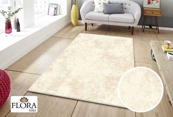 Flora Schäfer Lux | Neva | Yıkanabilen Halı | Krem | F-2092-Cream