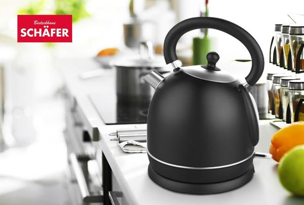 Schäfer Cooper Edition 1,7 lt. Kettle / Su Isıtıcı | 1800W | Siyah