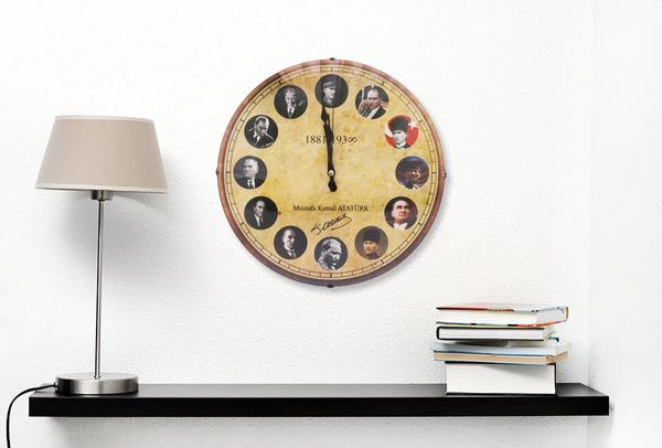 Galaxy "Mustafa Kemal Atatürk 1881-193∞" Duvar Saati