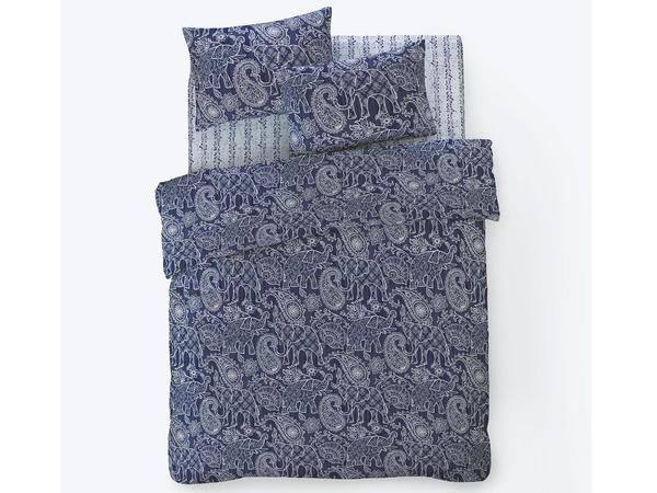 Bohem Çift Kişilik Nevresim Takımı Lacivert