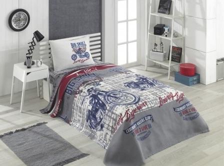 Ensemble de housse de couette simple Minteks-Avangarde (Bigsckull)