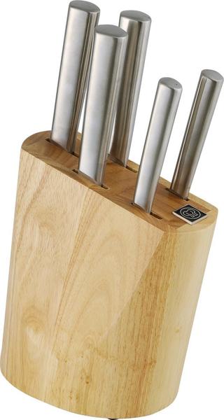 Korkmaz 5'li Pro-Chef Bıçak Seti Ahşap Stand | A501-01