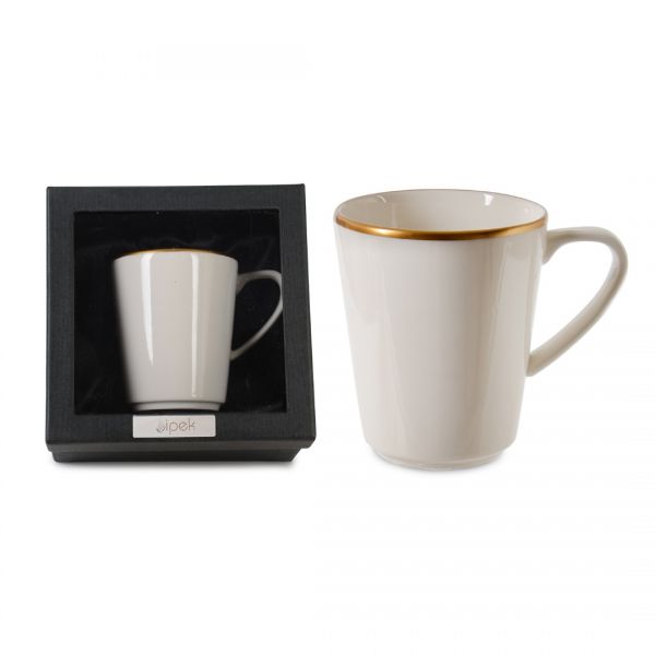 ORG.GOLD 6685 THIN MUG STAR CREAM CUP BOX 298cc | IPEK-IPF770MAK