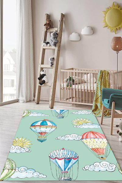 Birkilim Yıkanabilir Dekoratif Halı İpeksi Kaymaz Taban | MLN-IP-HP-723