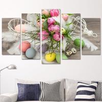 5 Parça Tablo - Çiçek Buketi 5 Parça Tablo - Çiçek Buketi