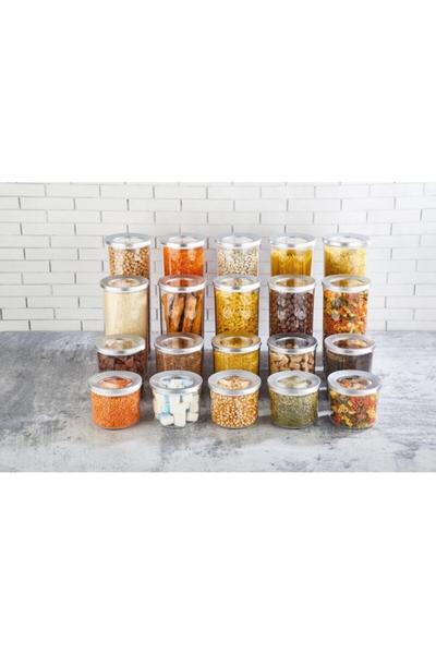 Vip Ahmet | Lüks Saklama Kabı Krom Kapak 3x1750 ml