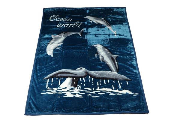 Almina Yün Battaniye Okyanus 1 Kişilik