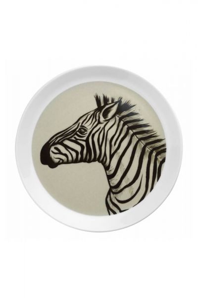 Kütahya Porselen Doğadakiler 27 cm Servis Tabağı Zebra