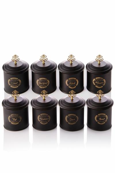 8 Stück verzinktes Lux Gewürzset