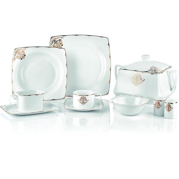 Taç Elegance Regina Bone Collection 85 Parça Yemek Takımı | 12 Kişilik | TAC-1675