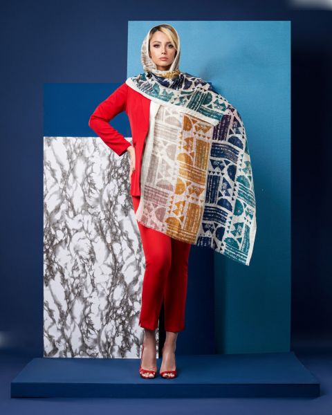 Dekonaz | Desenli Modern Tasarımlı Bayan Eşarp | DKNZ-31347