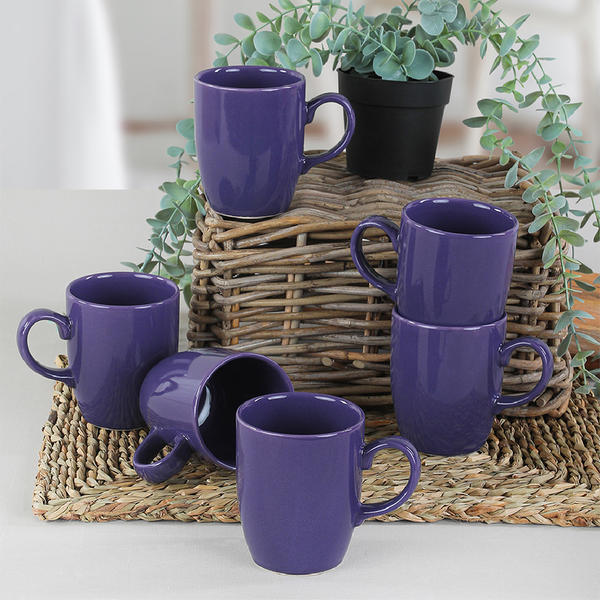 Mor Bulut Kupa 9 Cm 6 Adet | Keramika