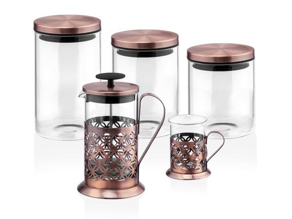 Taç Hola 5 Parça French Press Seti | TAC-6259