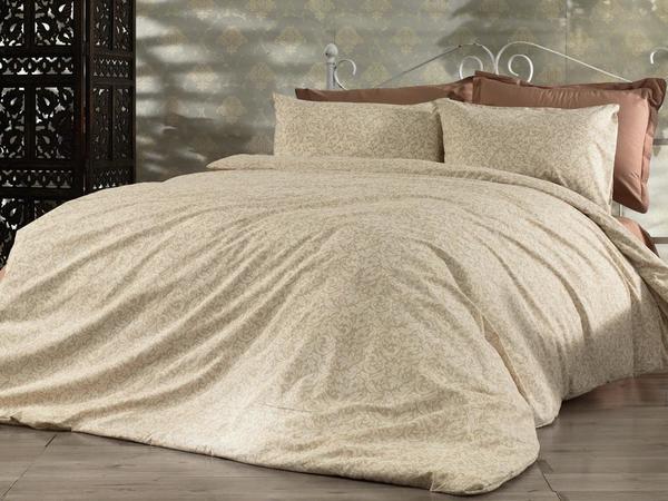 Dowry Lands Sarmaşık Double Duvet Cover Set Beige