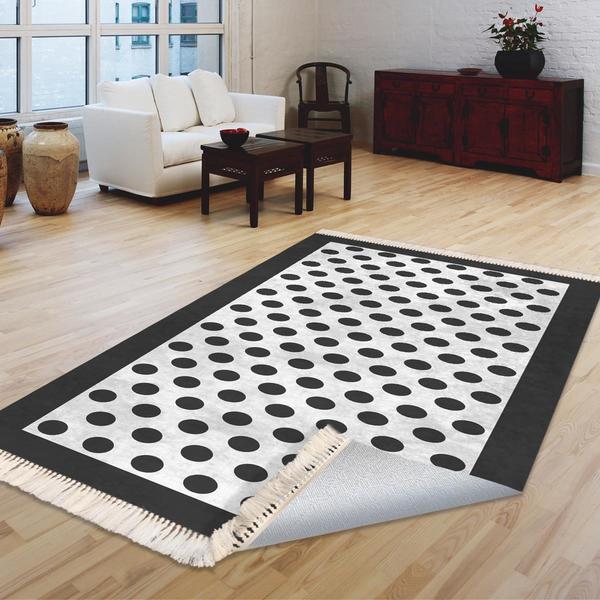 Milano Yıkanabilir Dekoratif Halı Kaymaz Taban | 8mm | MLN-DOT-HT140