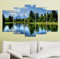 5 Parça Tablo - Göl Yansıma 5 Parça Tablo - Göl Yansıma