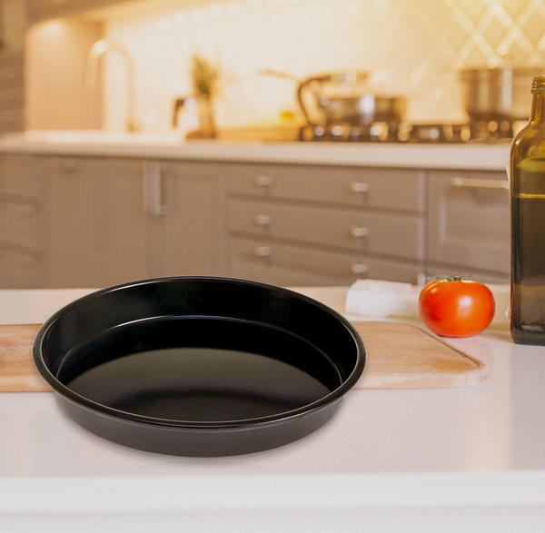 Dekonaz Emaye Titan Yuvarlak Fırın Tepsisi | 40cm | Siyah