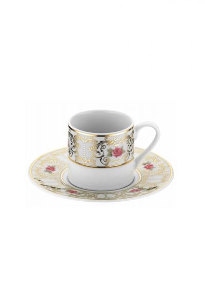 Kütahya Porselen Rüya 7734 Desen Kahve Fincan Takımı